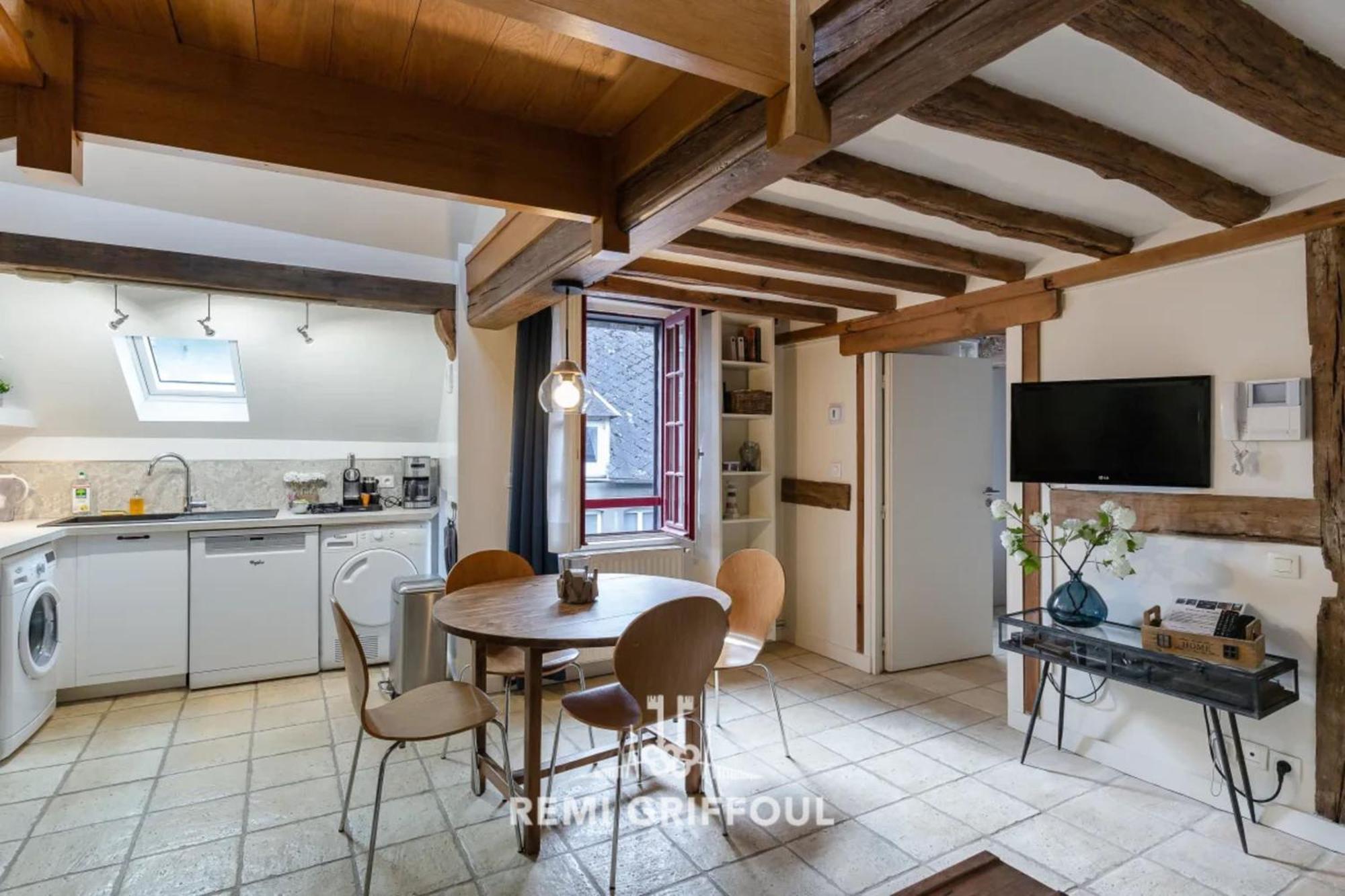 הונפלר L'Escalier D'H - Duplex 3 In The City Center - Normand Charm - Family Stay מראה חיצוני תמונה